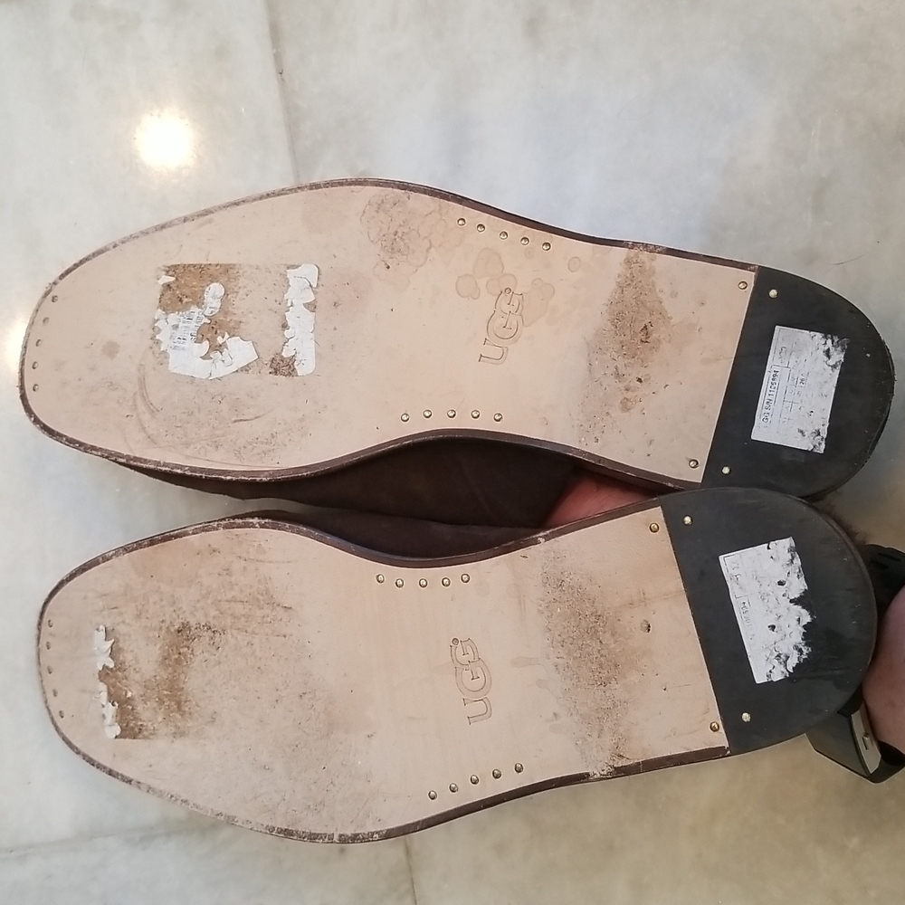 UGG Chateau Slip On Suede Shoes Size 9 - Picture 4 of 5
